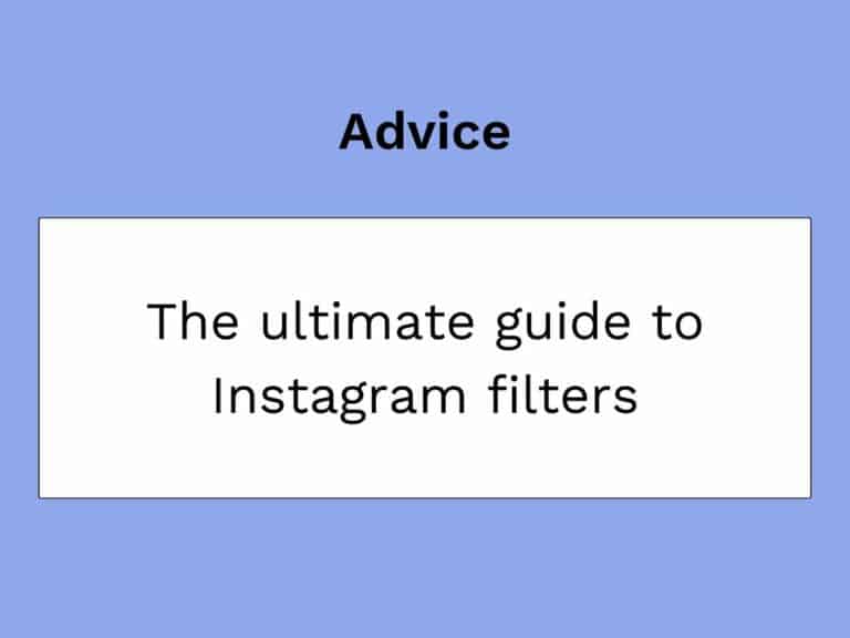 guida ai filtri di instagram