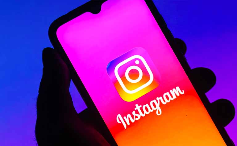 instagram application sur telephone - cible