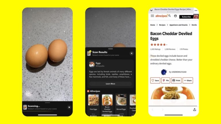 scanner-snapchat-ingrediënt