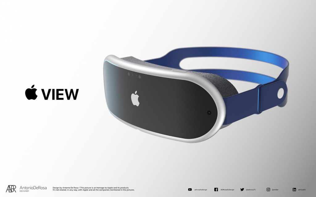 Apple - rzeczywistość rozszerzona - rzeczywistość wirtualna - wzornictwo