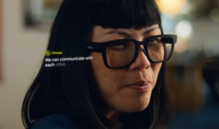 occhiali per la realtà aumentata di google