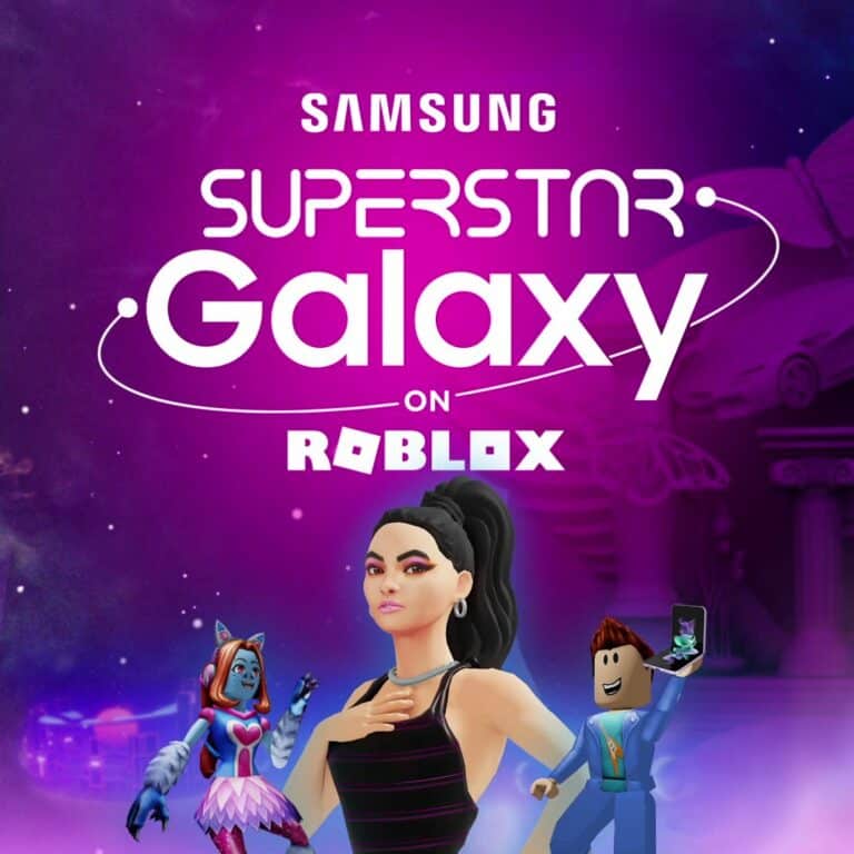 Samsung oferece uma experiência no metaverso sobre Roblox