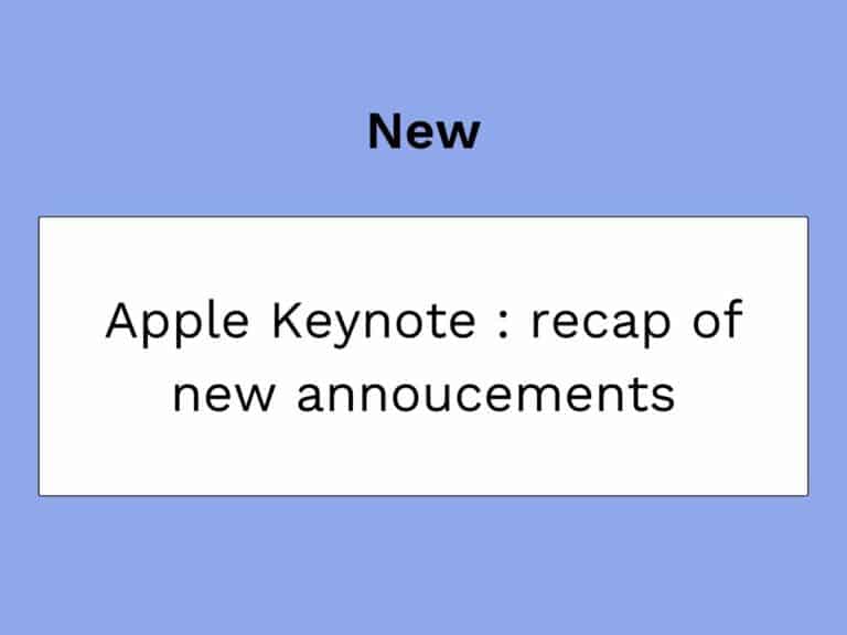 apple keynote