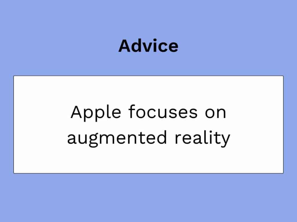 apple augmented reality