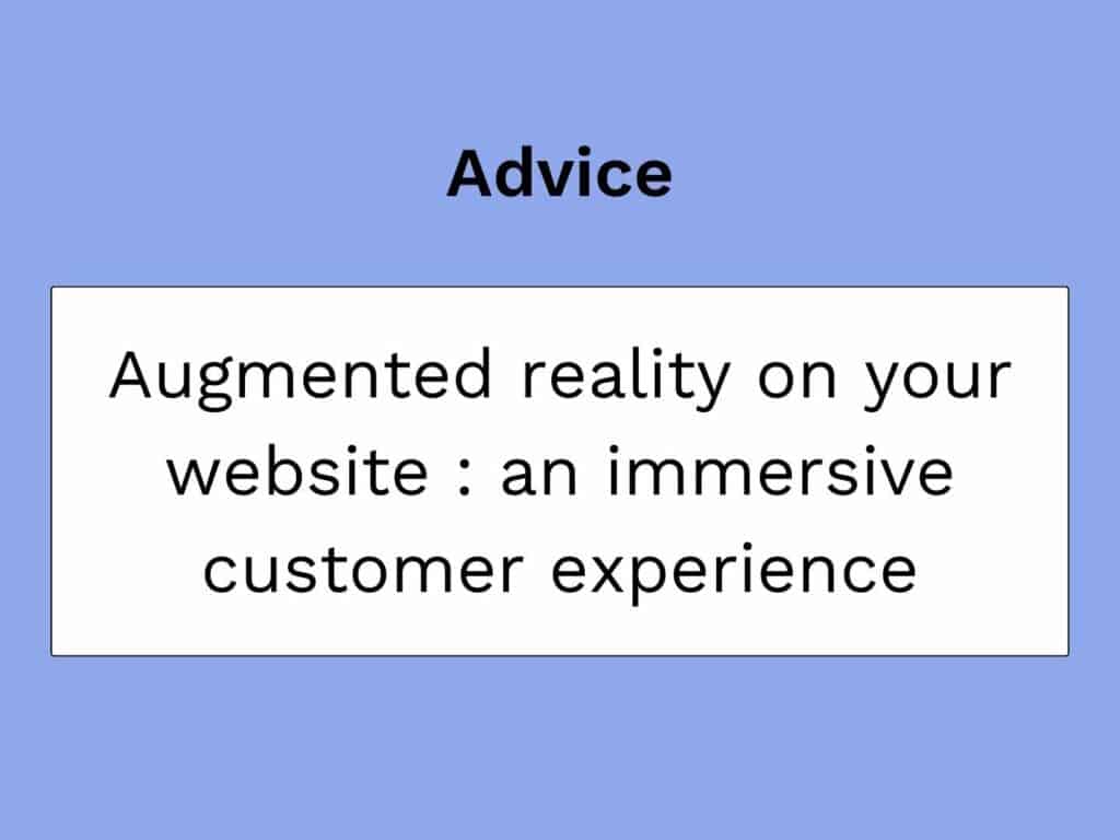 realite augmentee experience immersive