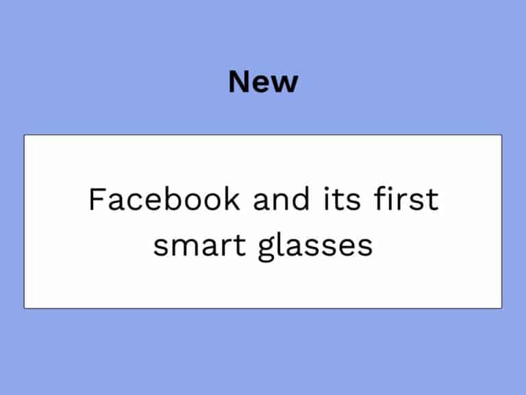 facebook gafas inteligentes