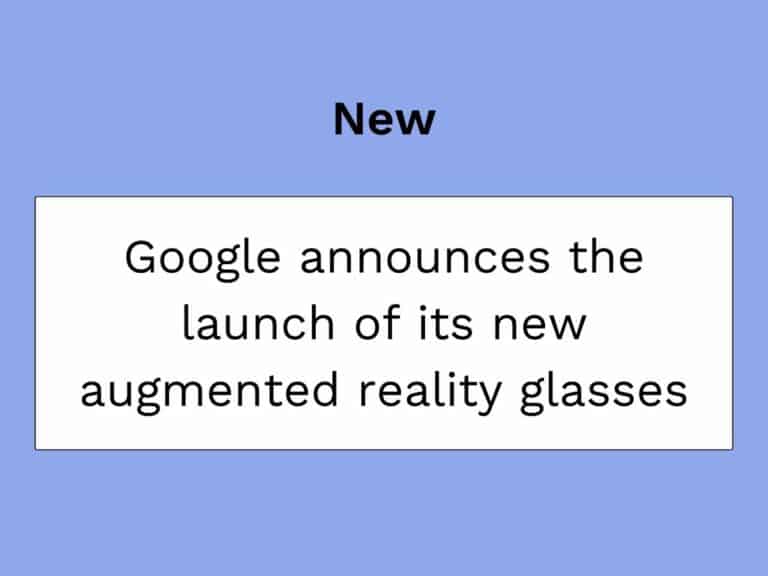 Google lanza unas gafas de realidad aumentada