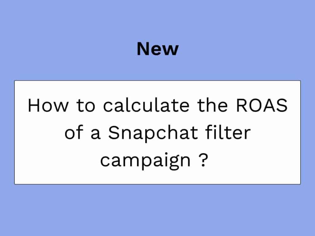 calculer le roas de snapchat pendant une campagne