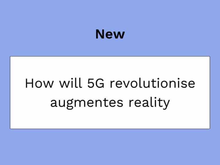 Realitatea augmentată 5G