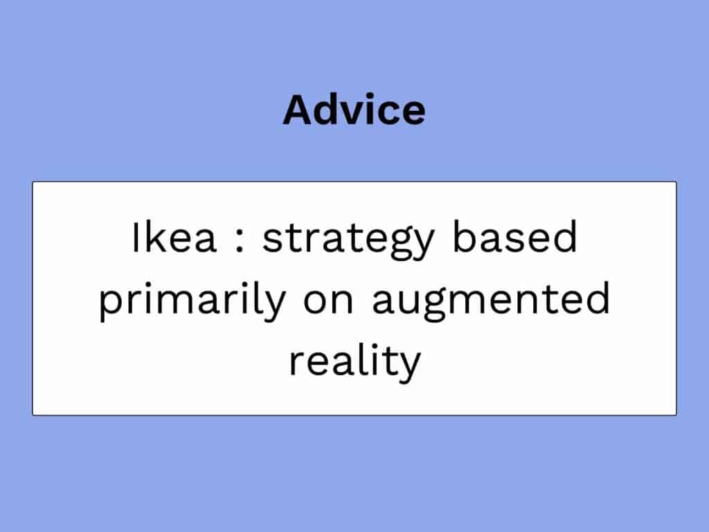 Strategia per la realtà aumentata di ikea