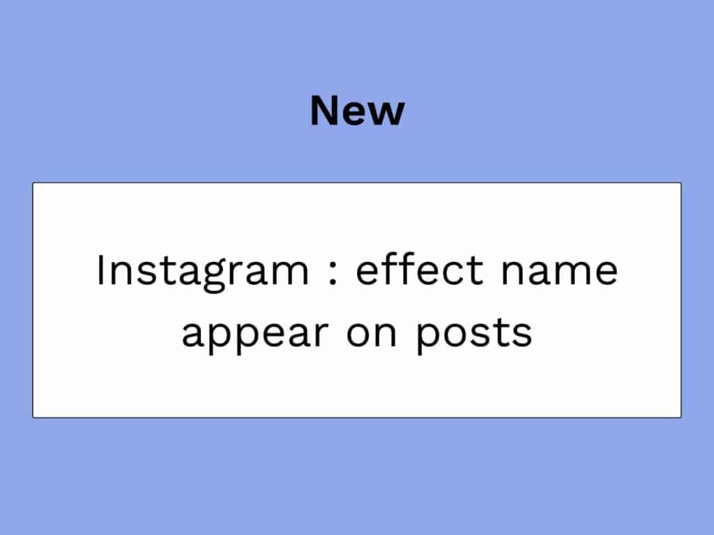 nom des filtres sur instagram