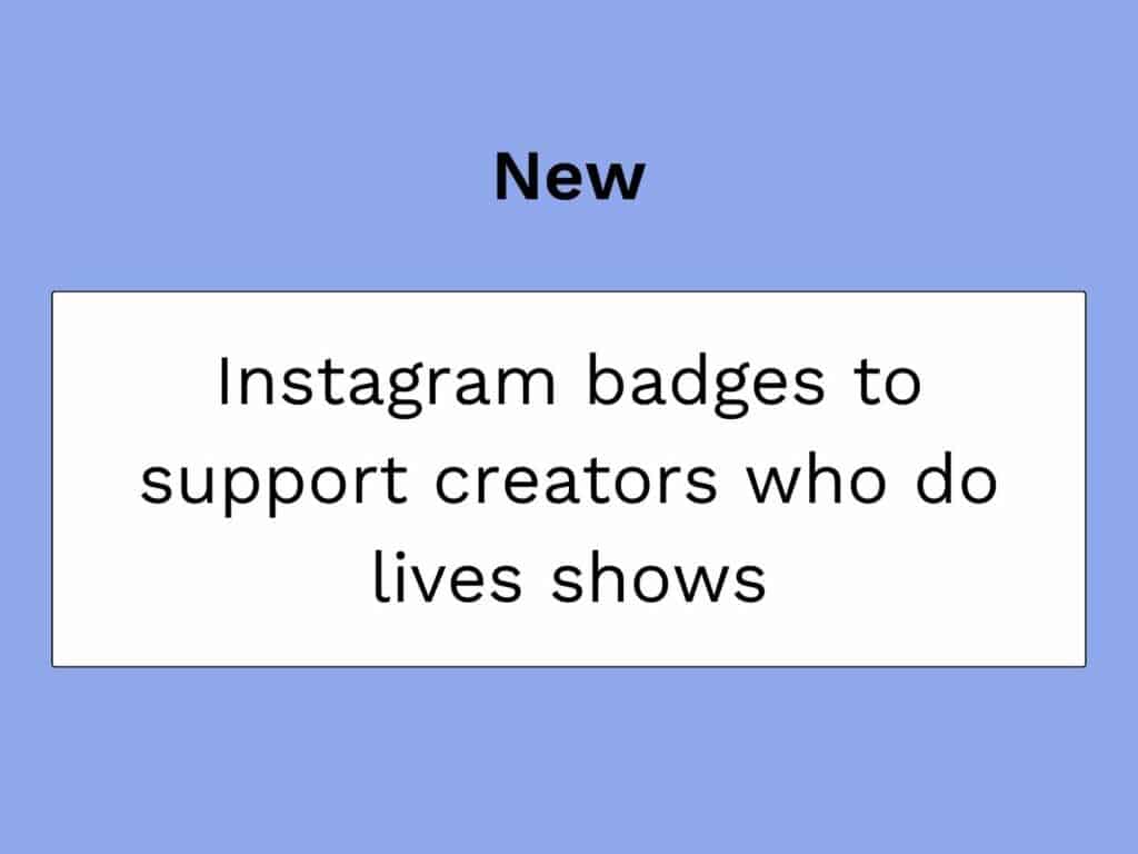 instagram badges for lives
