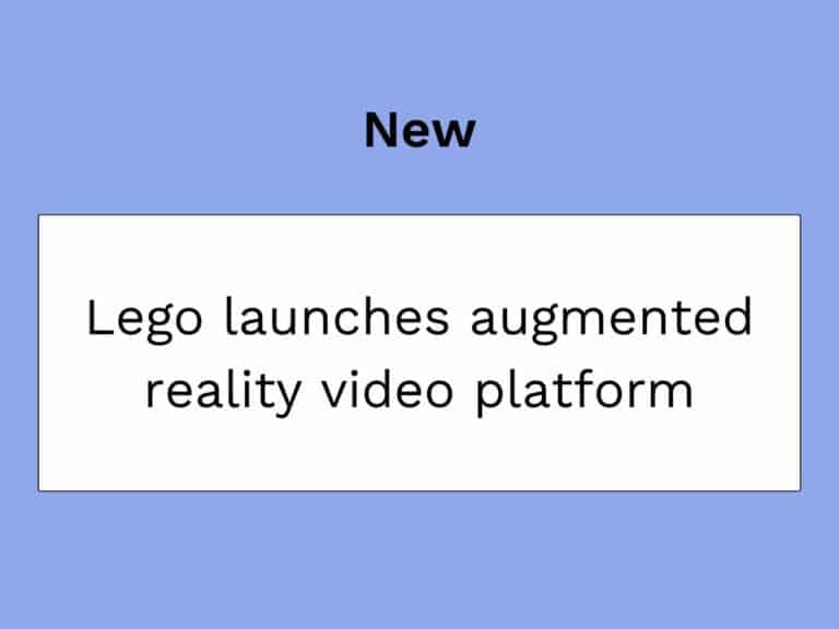 lego y las plataformas de realidad aumentada