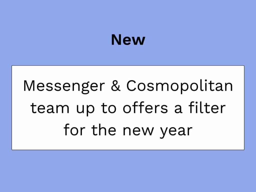 messenger and cosmopolitan