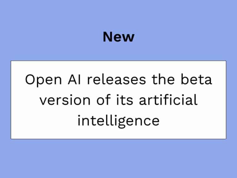 open-AI-versie-beta-inteligence-kunstmatige