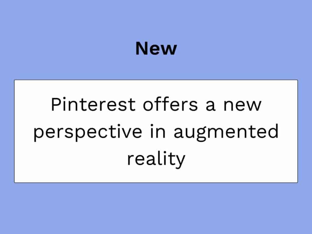 pinterest and augmented reality