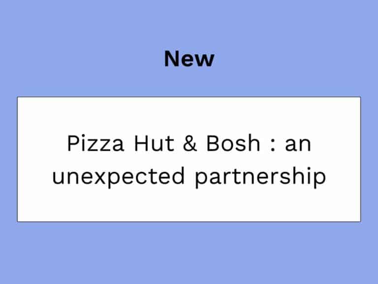 parceria entre a pizza hut e a bosh para a realidade aumentada