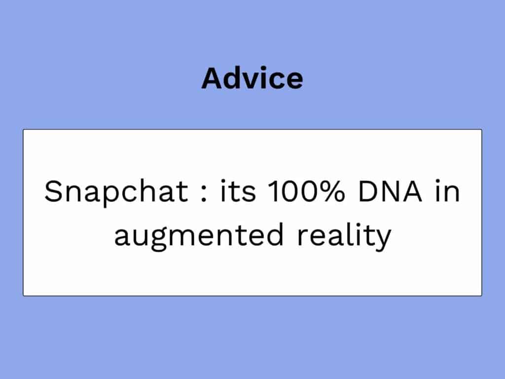 snapchat en augmented reality