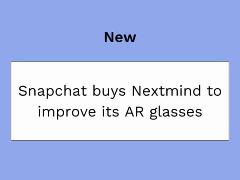Snapchat y la realidad aumentada para las gafas AR