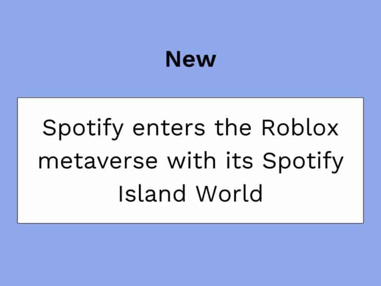 spotify and roblox partnership in the metaverse