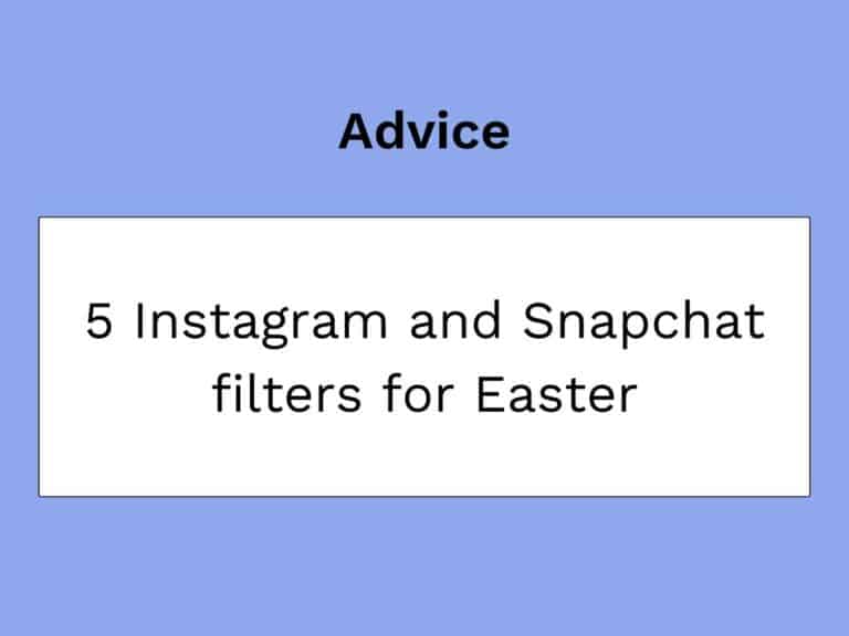 miniaturka artykułu o filtrach na instagram i snapchat na Wielkanoc