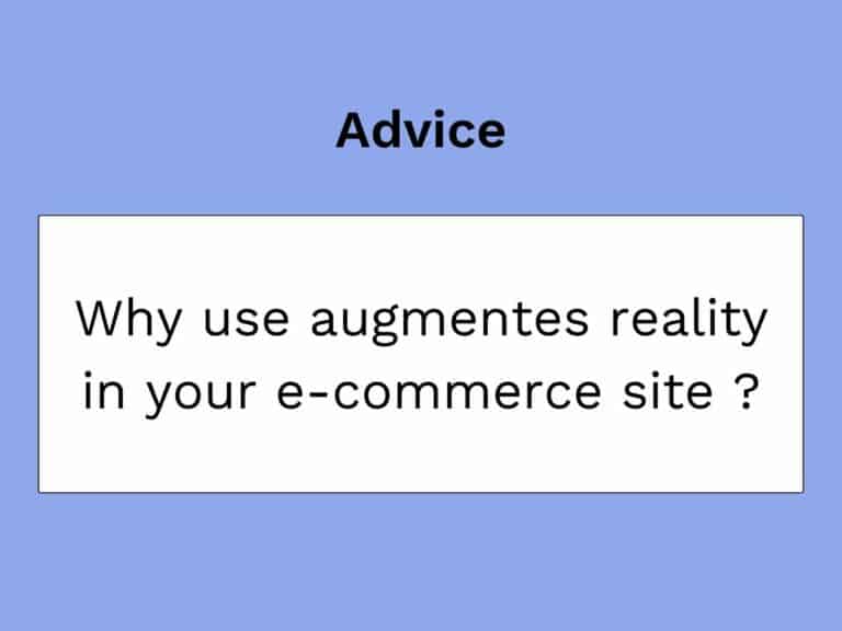 augmented reality and e-commerce site