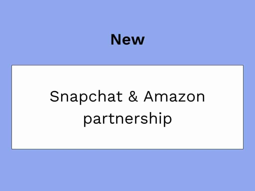 vignette article de blog sur le partenariat Snapchat et Amazon pour le try-on de produit