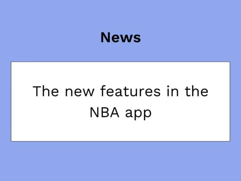 thumbnail of the blog post on the NBA app and its new functionality