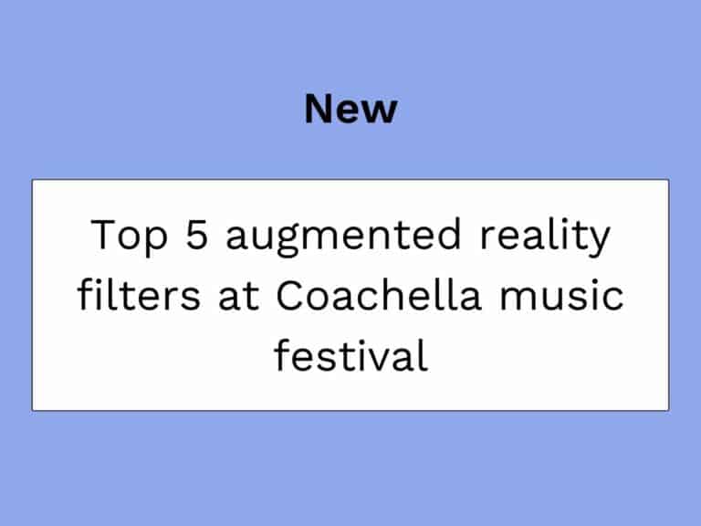 coachella augmented reality filters