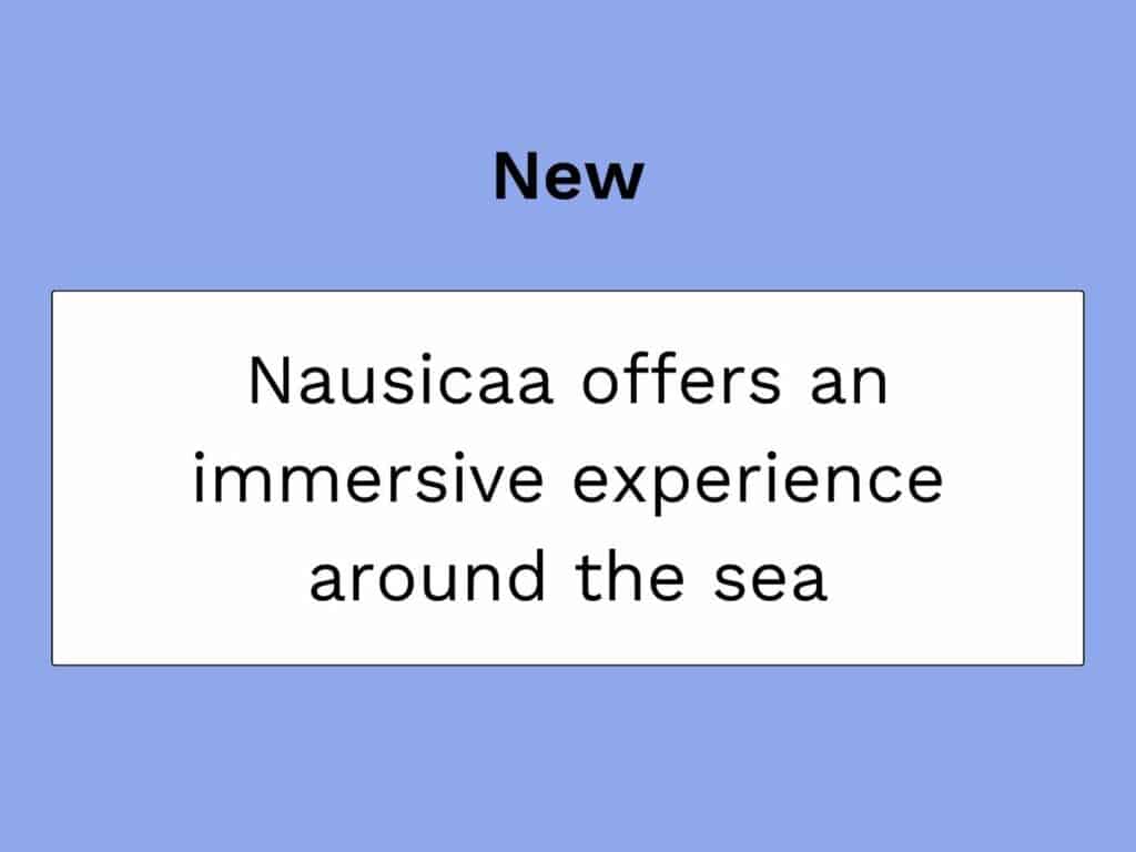 nausicaa bietet Augmented Reality, um den'Ozean zu sehen