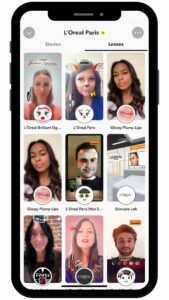 lOreal filter augmented reality