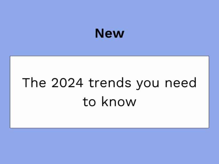 Tendenze 2024 sui social network