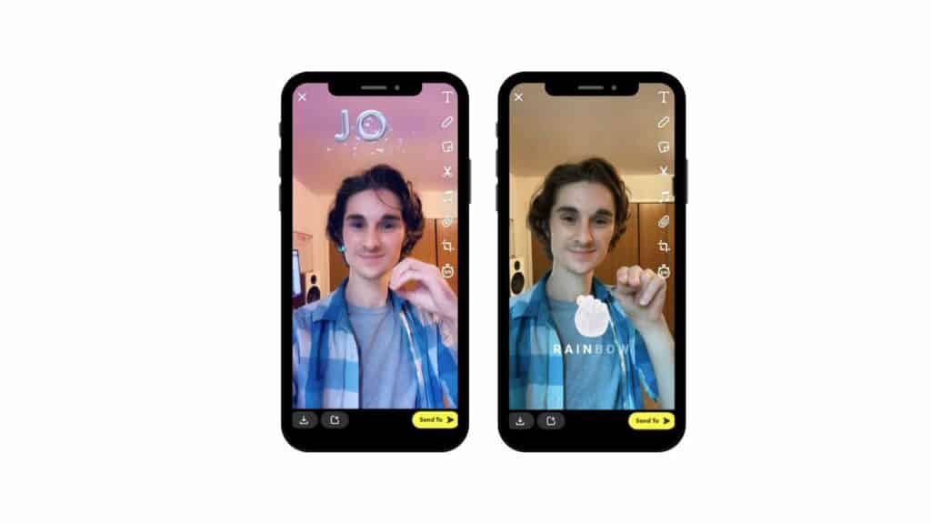 filtro asl per la realtà aumentata su snap