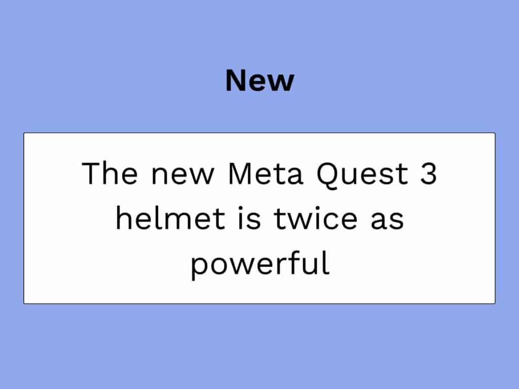 nouveau casque Meta Quest 3