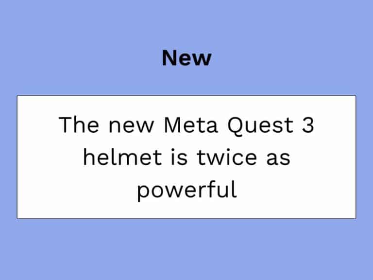 nieuwe Meta Quest 3-helm