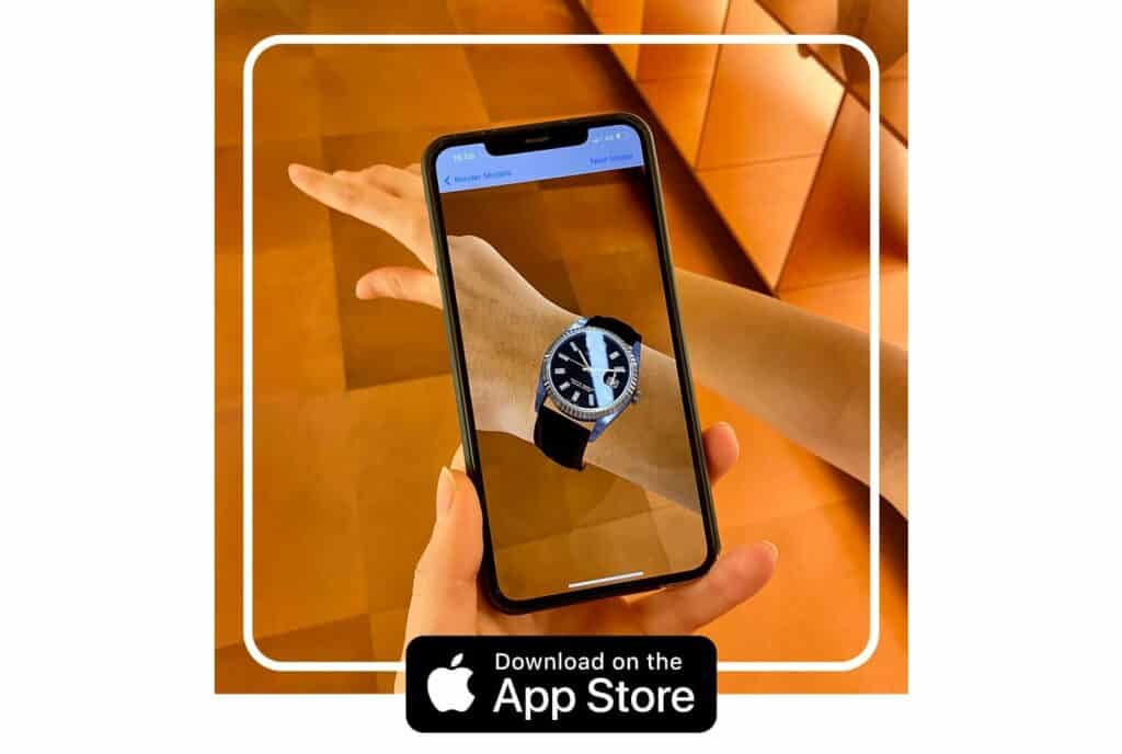 brown luxury augmented reality