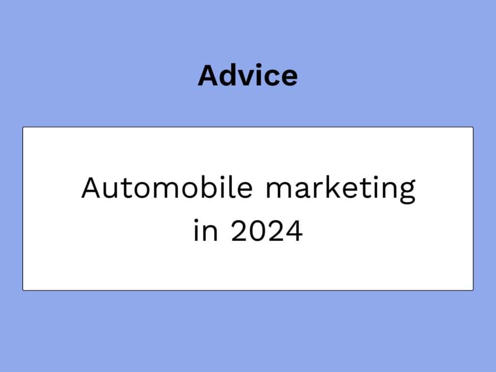 automotive marketing in 2024
