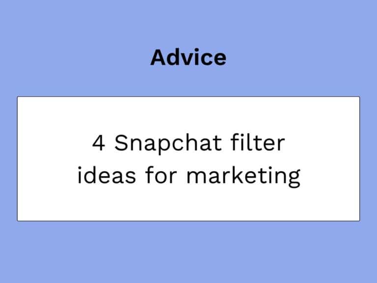 snapchat filter ideeën