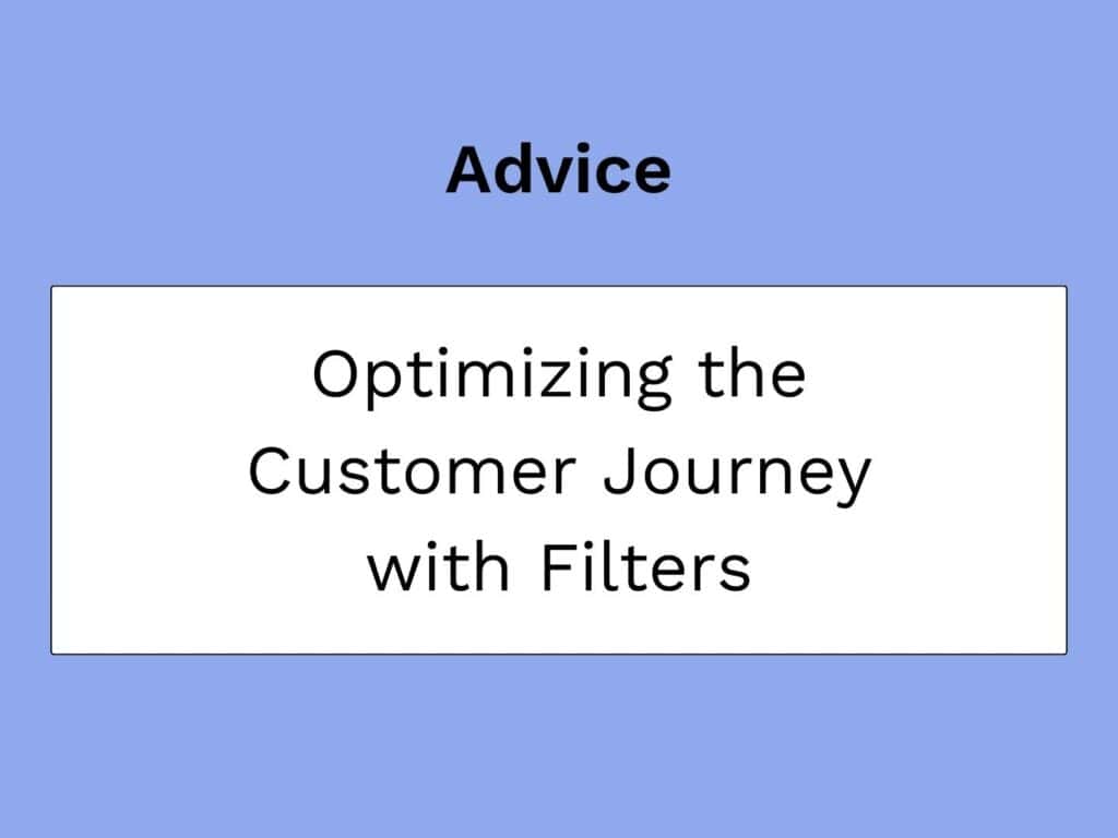 filtros de redes sociales en el recorrido del cliente