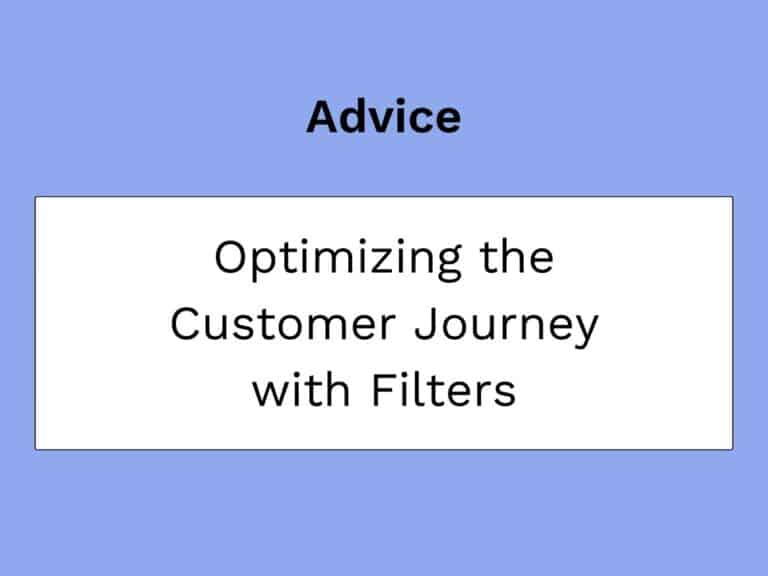social network filters in the customer journey