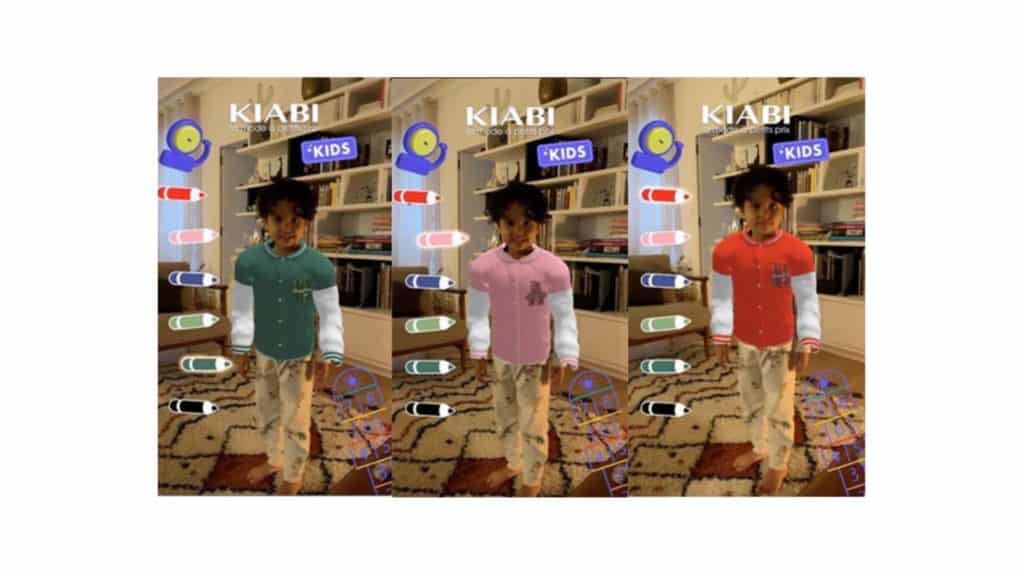kiabi snapchat filters for trying on clothes