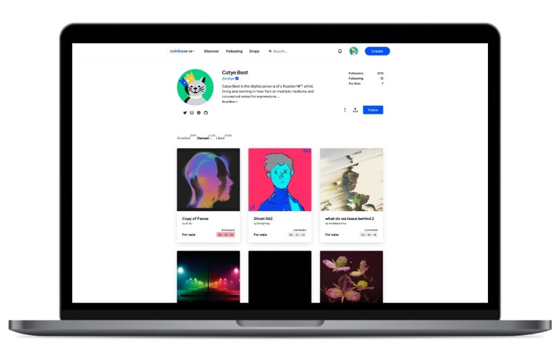 coinbase marketplace nft example